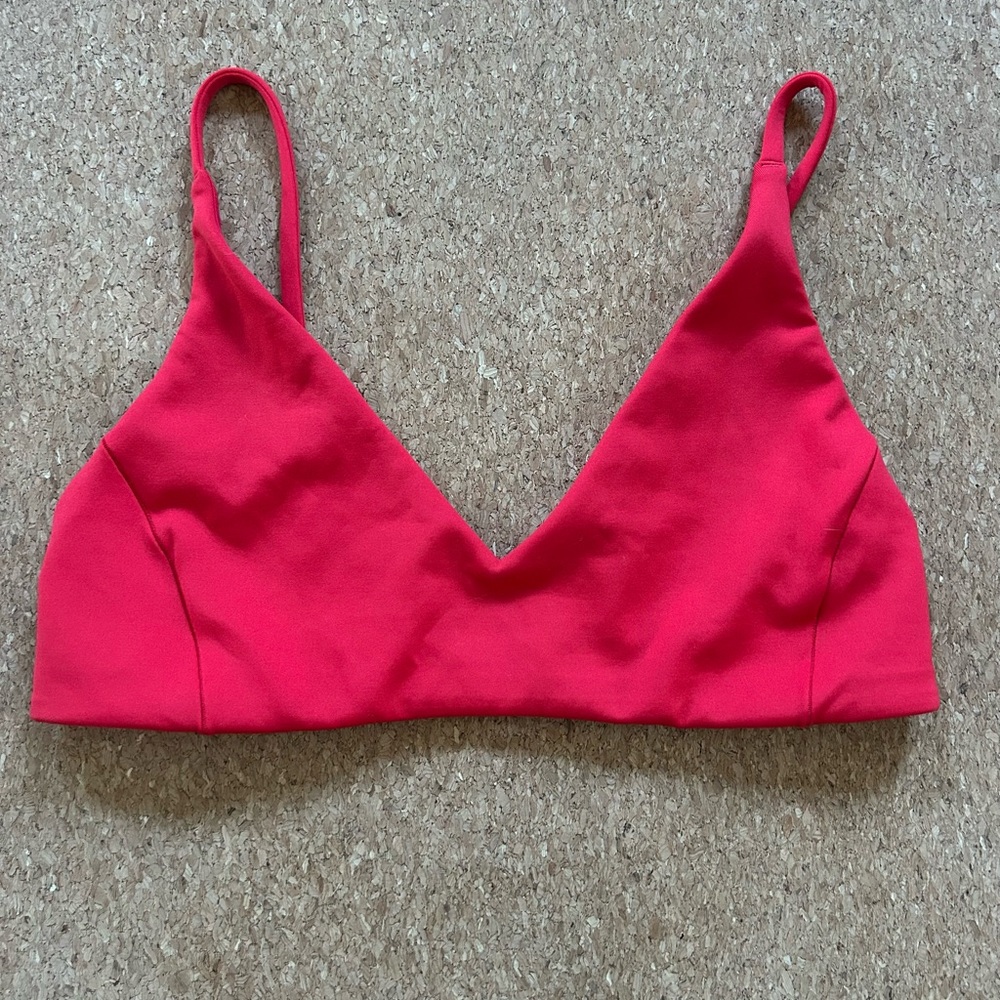 Left on Friday Sunday Top size small sweet chili red